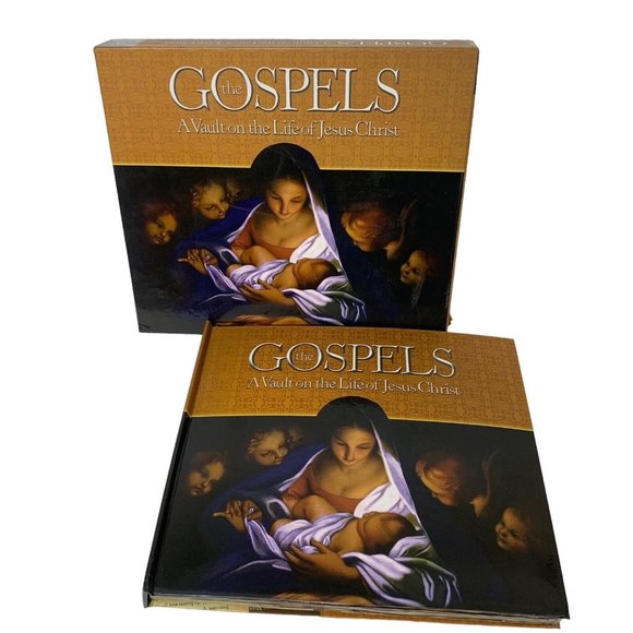 The Gospel A Vault on the Life of Jesus Christ Whitman Christian HC Slipcase ART - Picture 1 of 12